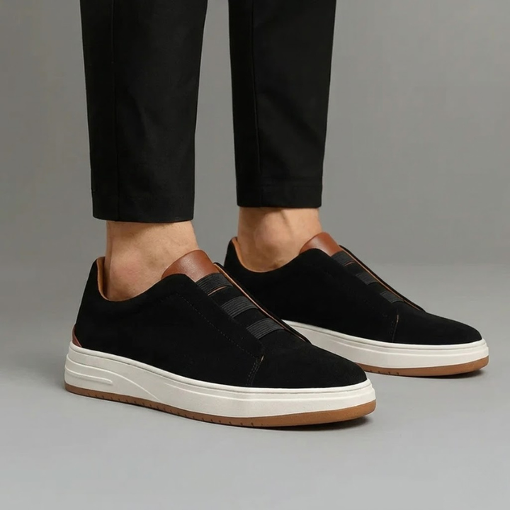 Men's stylish modern comfort sneakers, ideal slip-on casual shoes for everyday walking & athletic fashion.