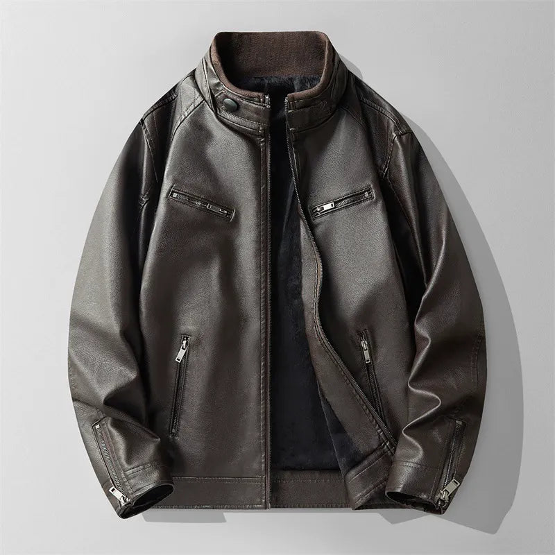 Sleek men's modern fit jacket, perfect for a sophisticated everyday look. Versatile and stylish outerwear fashion.