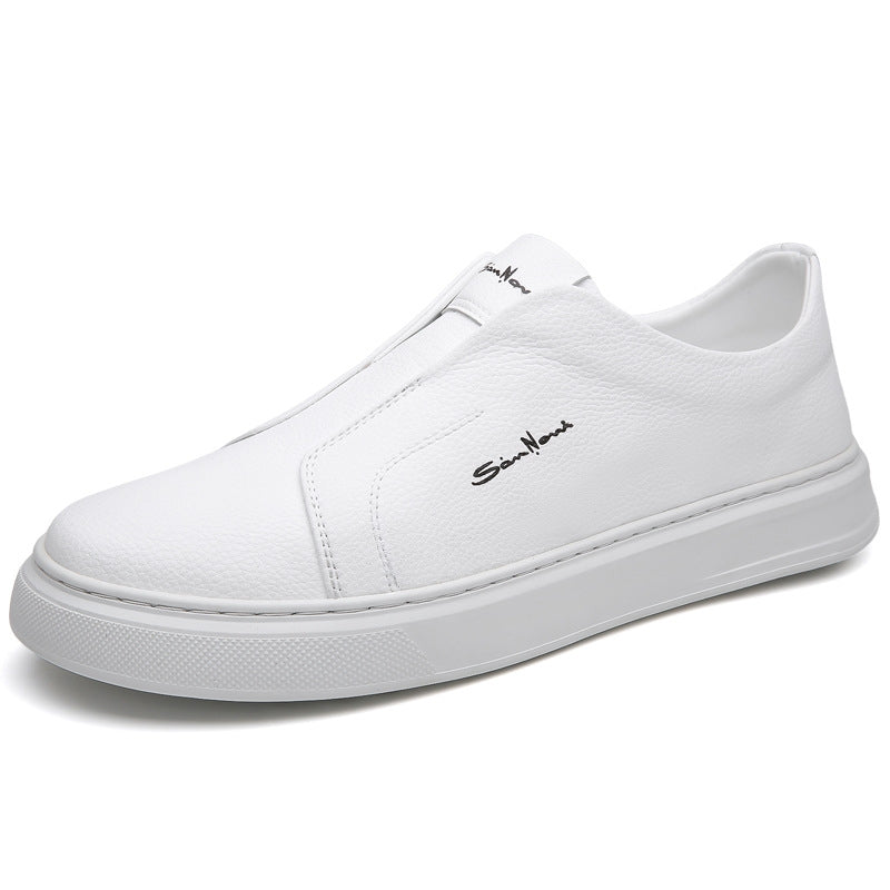 Lightweight men's modern slip-on sneakers. Comfortable everyday footwear with a sleek, minimalist design.