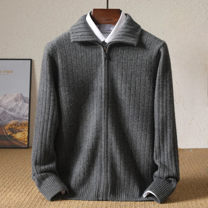 Men's Monaco ultra-soft luxury sweater. Cozy, comfortable long-sleeve crewneck pullover for casual fall/winter wear.