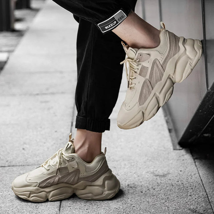Fashion-forward men's chunky sneakers, casual shoes for a modern style statement.