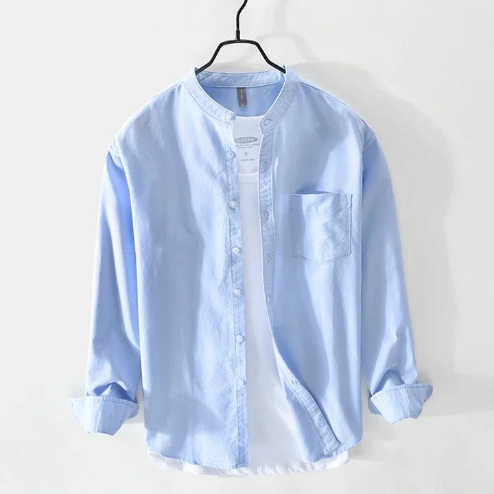 Stylish men's Naples Aura Beaumont Classic long sleeve shirt, ideal for business casual and everyday elegance.