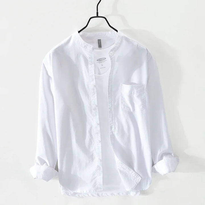 Men's Naples Aura Beaumont Classic casual shirt, a versatile long sleeve wardrobe staple for sophisticated comfort.