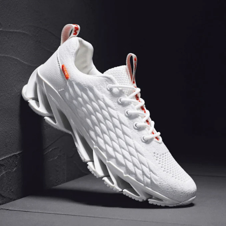 Men's lace-up performance sneakers, New4. Designed with responsive cushioning for running, training & active use.
