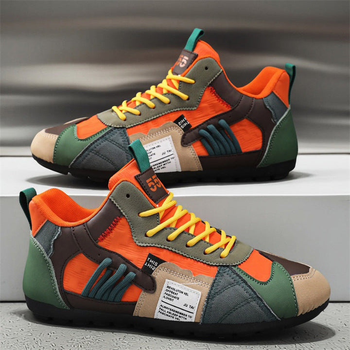 Front view: Men's Orbital Nexus casual sneakers, comfortable & stylish for daily urban exploration.