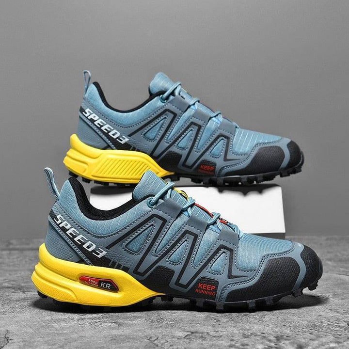 Men's outdoor waterproof hiking shoes for trekking & adventure, anti-skid sole