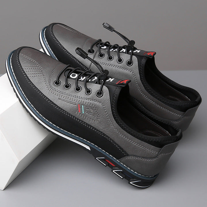Comfortable men's Oxford barefoot sneakers, waterproof, suitable for active lifestyle.