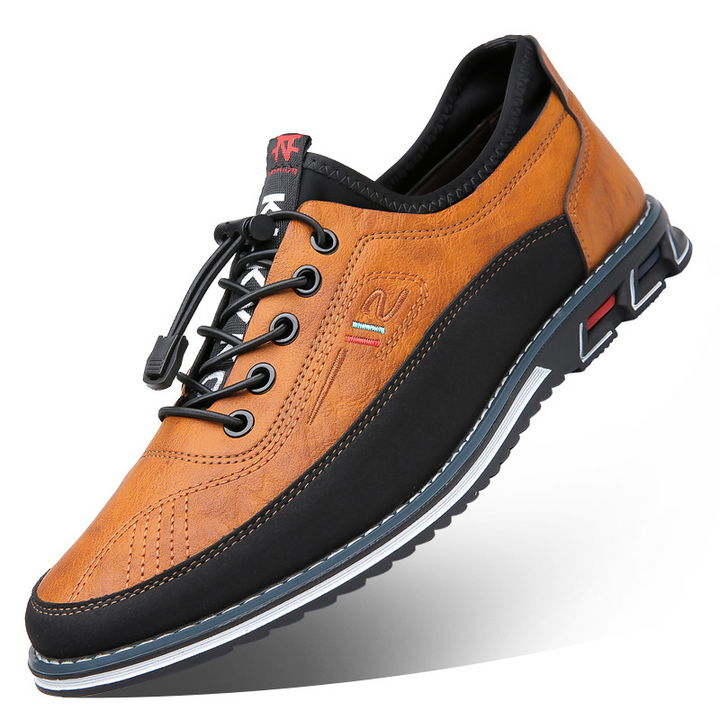 Stylish men's Oxford style barefoot shoes, waterproof & perfect for casual everyday wear.