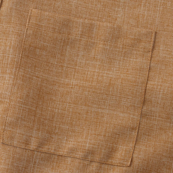 Purple men's Palermo short sleeve casual shirt, relaxed fit, perfect for summer adventures.