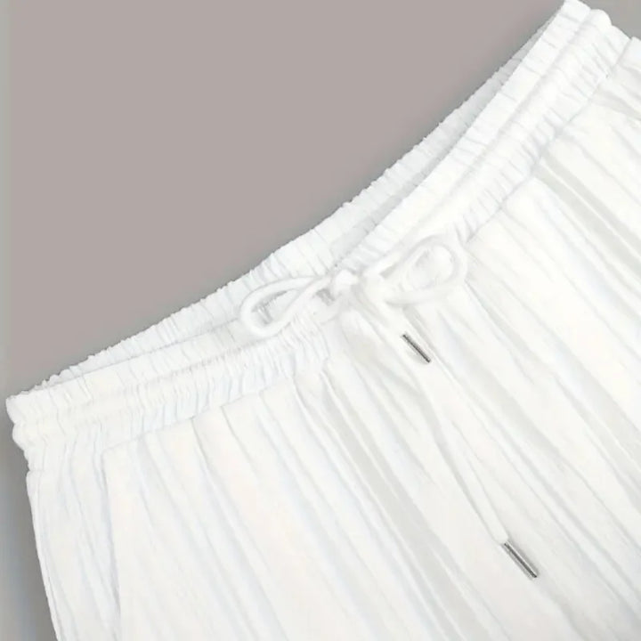 Men's relaxed fit two-piece outfit, a stylish and comfortable matching set for summer casual wear.