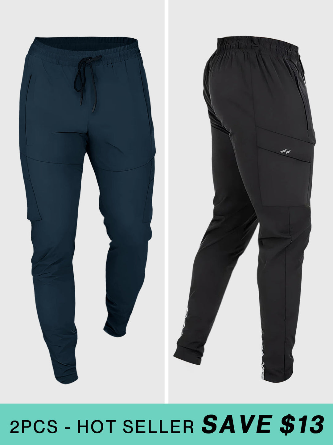 Multi-purpose men's performance joggers, great for sports, travel, or unwinding.