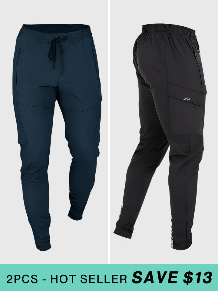 Multi-purpose men's performance joggers, great for sports, travel, or unwinding.