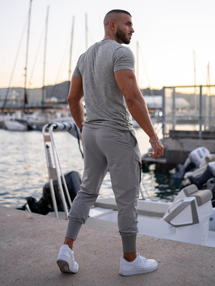 Comfortable men's tee, moisture-wicking fabric for active lifestyles.