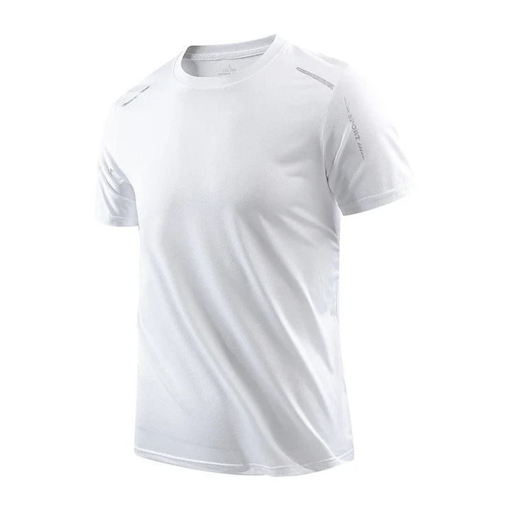 Stay dry and perform your best in this Men's Velocity Tech Tee. Sweat-wicking activewear for training.
