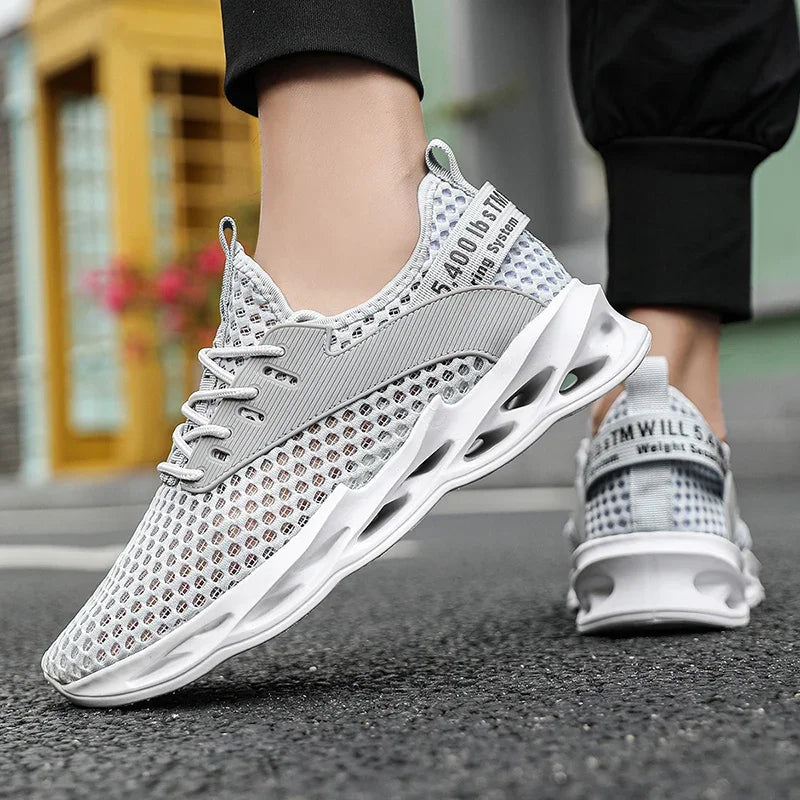 Phantom Camo men's running shoes, designed with lightweight mesh and a flexible EVA sole.