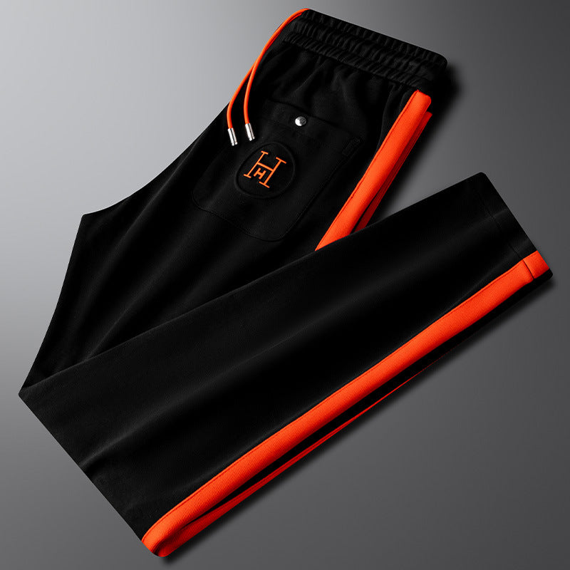 Premium men's active tracksuit set, tailored fit, ideal for gym wear, sports & leisure.