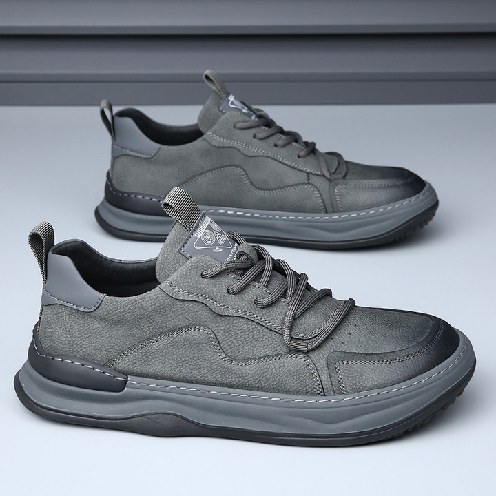 Premium brown men's comfort sneakers, ideal for casual everyday wear.