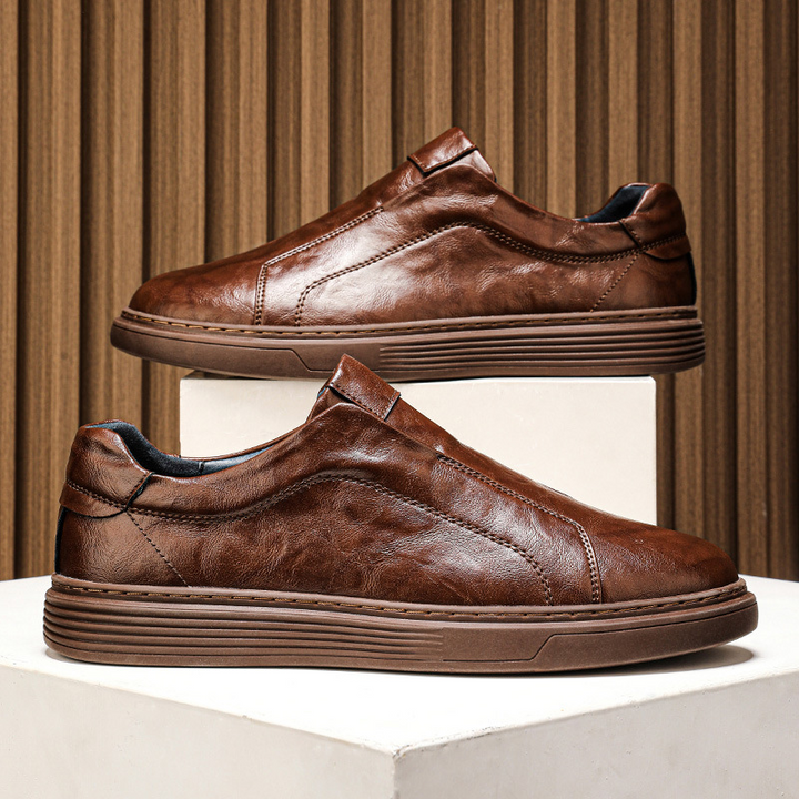 Premium men's footwear, sophisticated casual shoes for ultimate comfort.