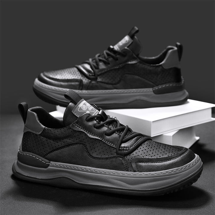 Men's premium comfort athletic shoes with a durable non-slip sole for secure walking.
