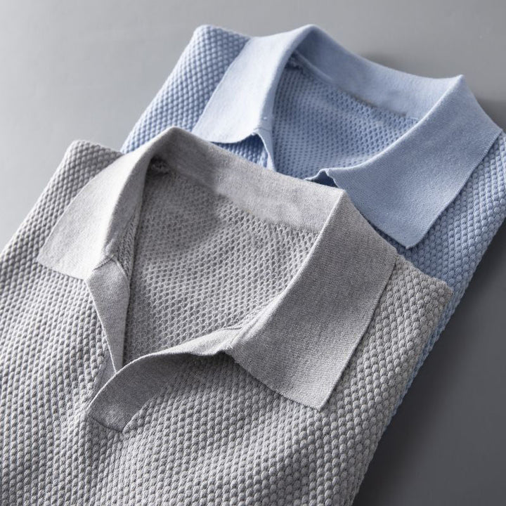 Comfortable men's polo, versatile casual shirt with a tailored fit & breathable design.