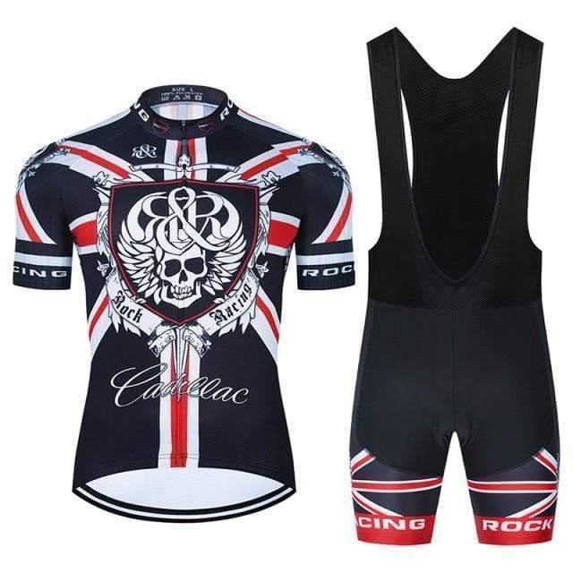 Men's MTB cycling gear: jersey and shorts set with ergonomic design for mountain biking