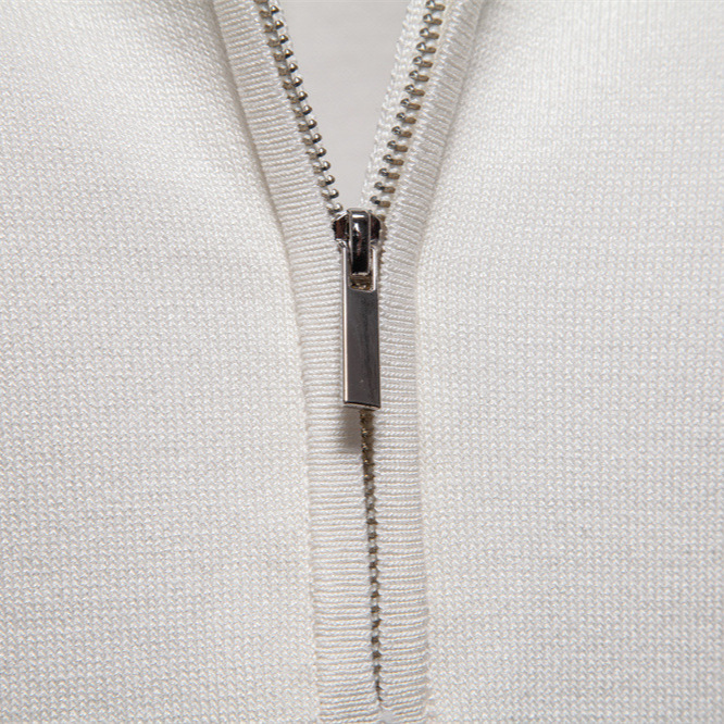 Premium mens quarter-zip polo. High-quality cotton blend for smart casual fashion, comfort & durability.
