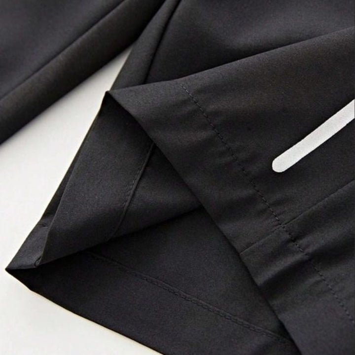 Multipack of men's quick-dry athletic performance shorts for versatile gym & running activewear.