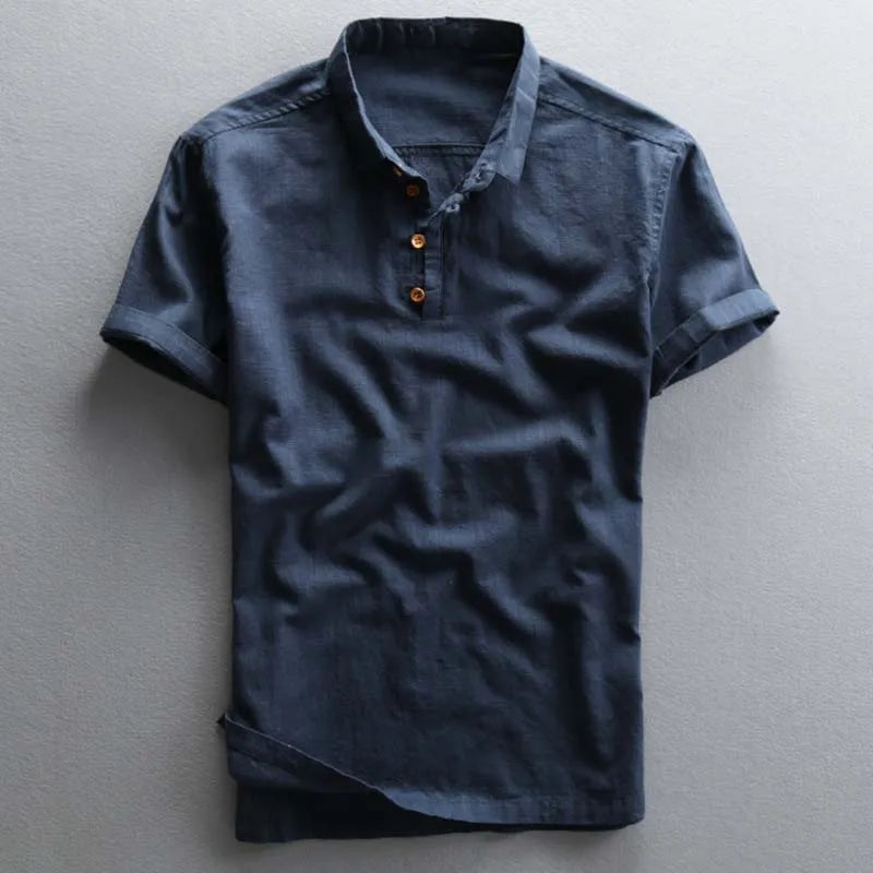 Rafael Men's Stylish Comfort Polo Shirt, breathable & versatile for modern summer wear.