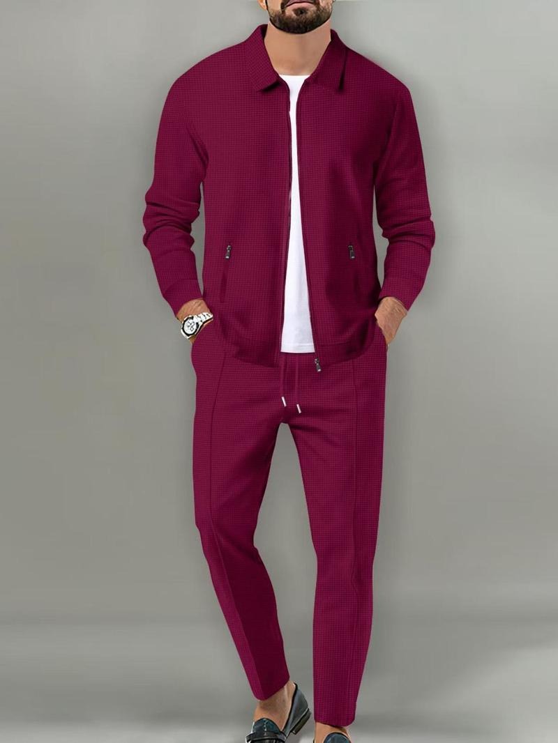 Ravenna men's comfortable tracksuit. Perfect two-piece set for loungewear, gym, or casual athleisure style.