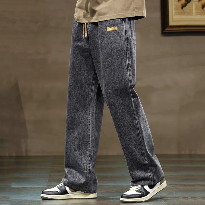 Ultimate comfort meets style in these men's relaxed fit denim joggers, great for everyday adventures.