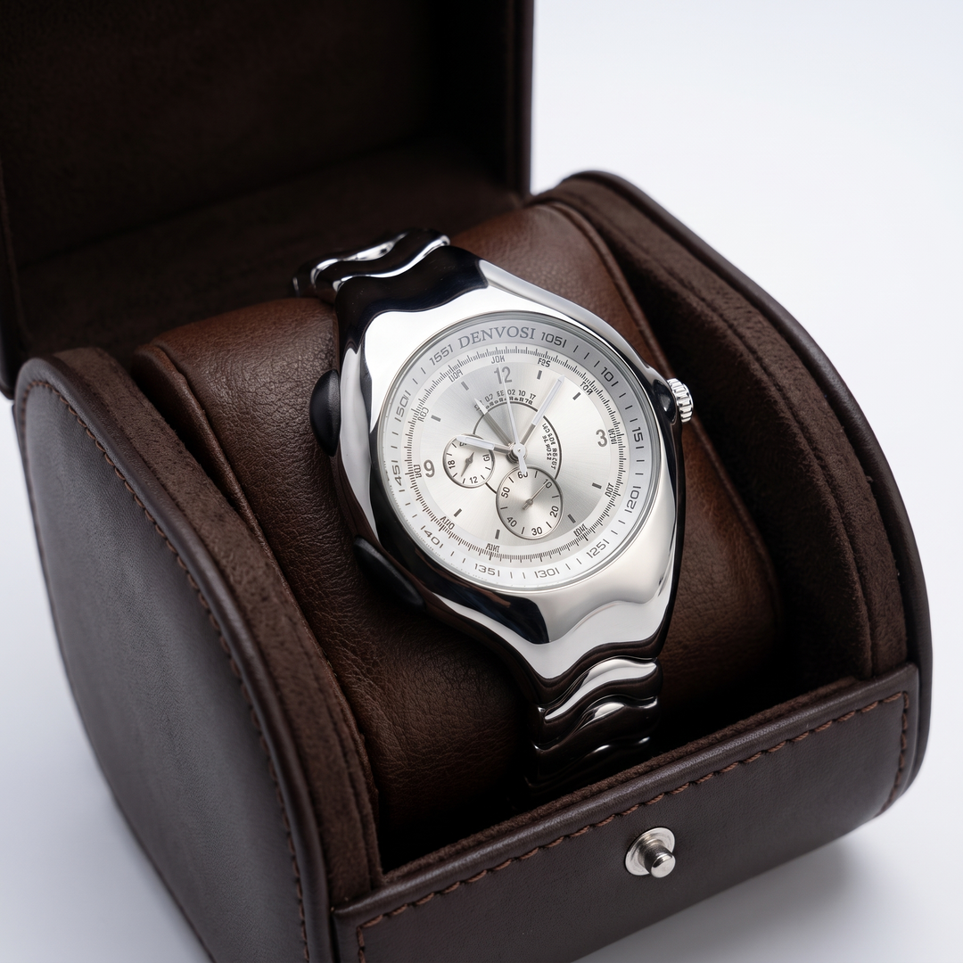 Men's fashion retro oval quartz timepiece, luminous dial for a classic vintage look. Great gift for him.