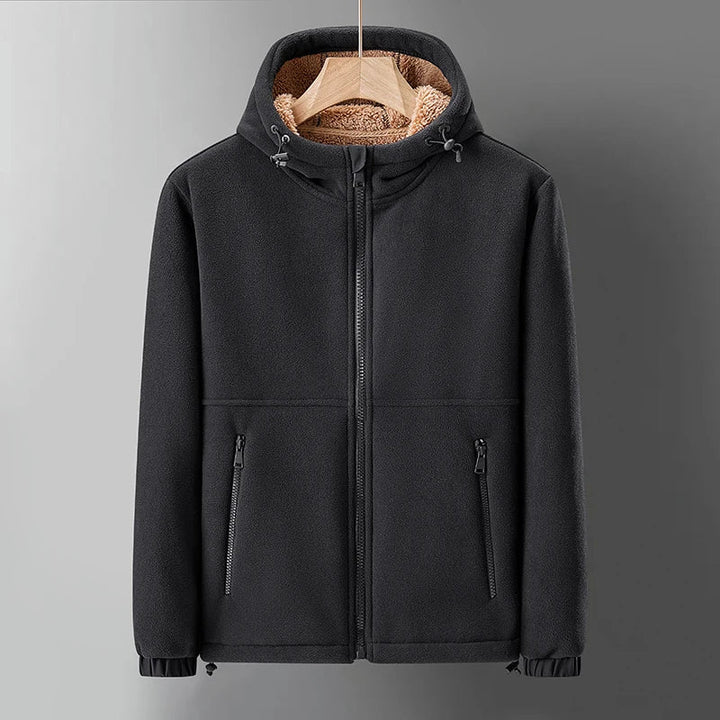 Get supreme warmth & comfort with this men's Ridge Lined Hoodie. A stylish, cozy casual jacket for cold weather.