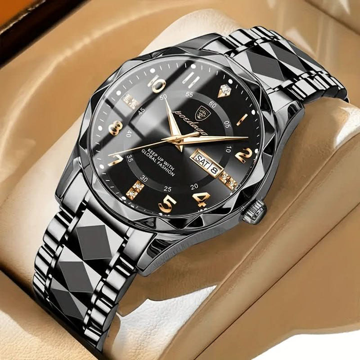 Stylish men's classic wristwatch with robust design, a reliable and elegant accessory for the modern man.