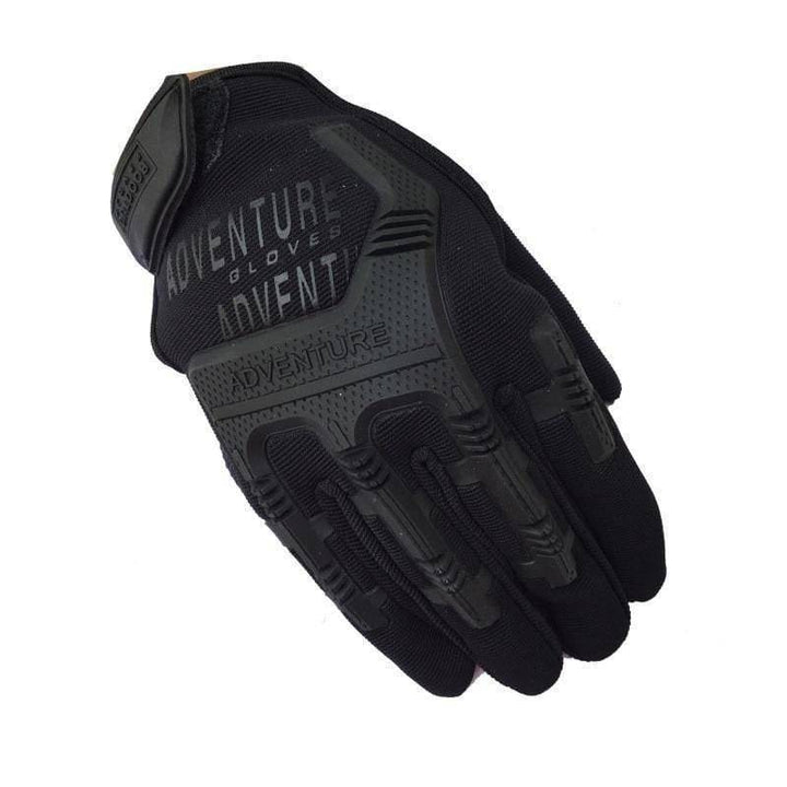 Pair of men's military-grade tactical gloves, featuring durable microfiber and enhanced knuckle protection.