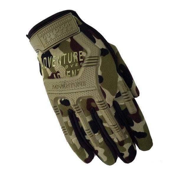 Survival gear: Men's protective tactical gloves, perfect for outdoor activities with reinforced knuckle protection.