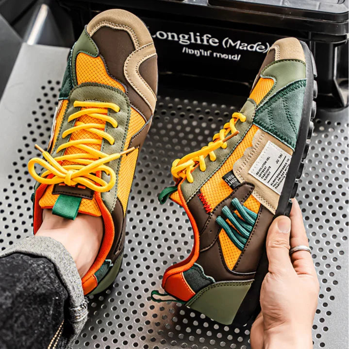 Comfortable mens utility shoes, featuring a supportive design ideal for long days and treks.
