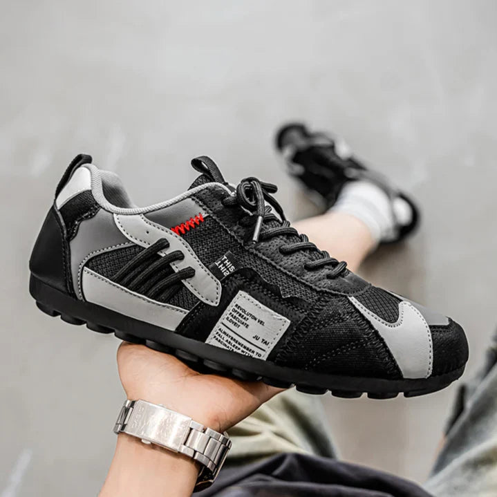 Modern mens athletic shoes, designed for urban utility and ultimate casual comfort.