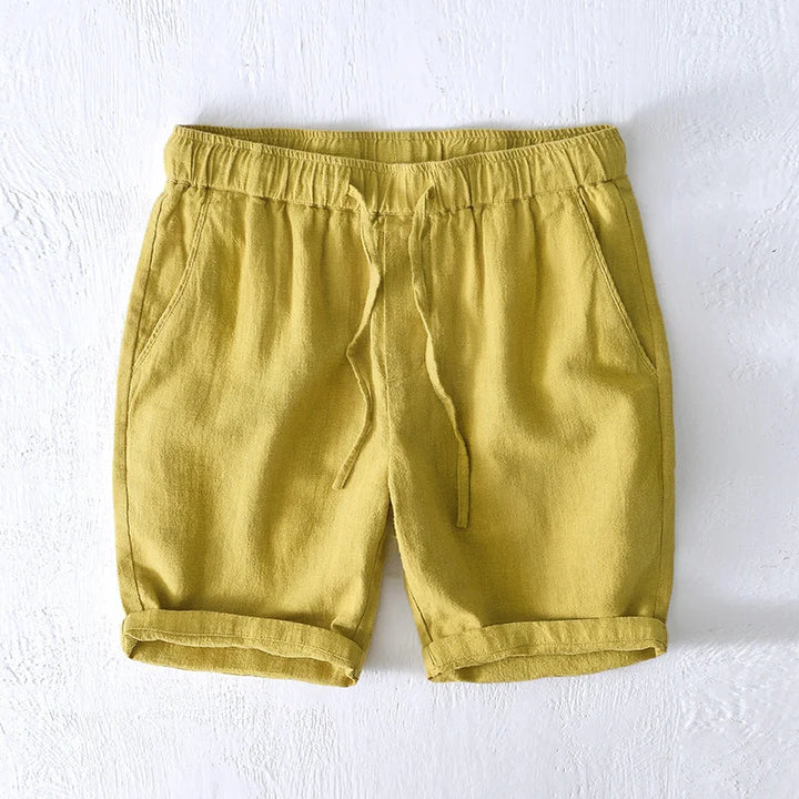 Lightweight men's summer shorts with a relaxed fit, comfortable for warm weather apparel.
