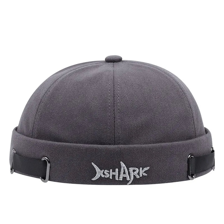 Cool Shark Mode embroidered beanie, a must-have men's streetwear hat for urban style.
