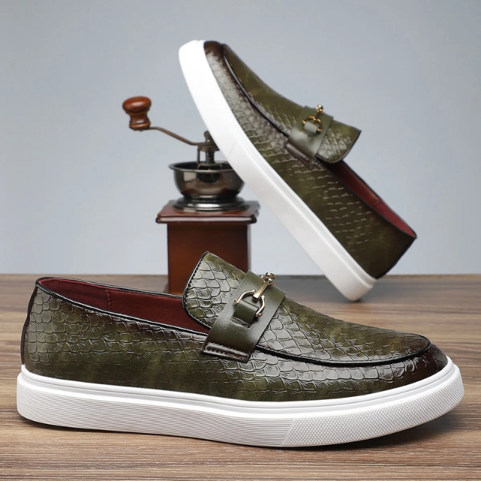 Men's dress shoes: Siena slip-on loafers for sophisticated formal events & office wear.