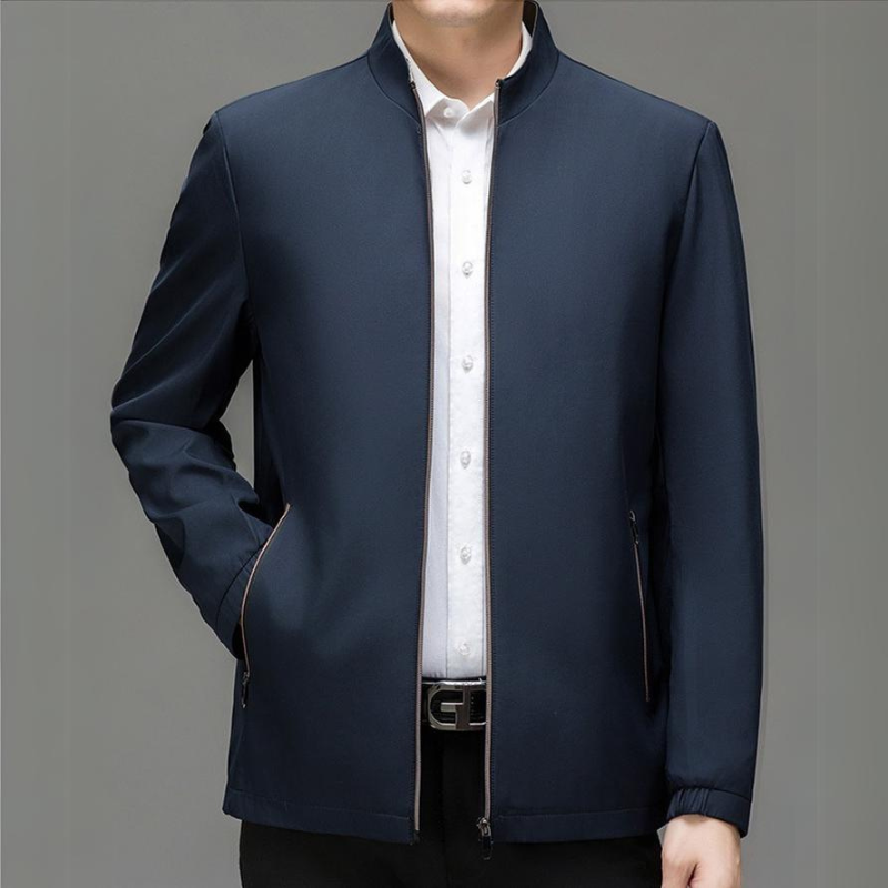 Stylish men's tailored fit comfort jacket, versatile for smart casual occasions.