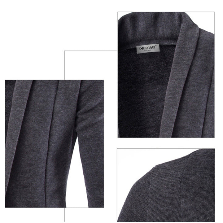 Premium men's slim-fit blazer in a luxury stretch fabric, suitable for sophisticated formal & casual looks.