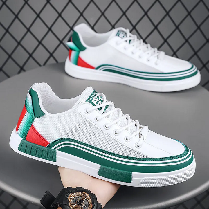 Stylish men's Sorrento lace-up sneakers, offering premium comfort & support for everyday fashion.