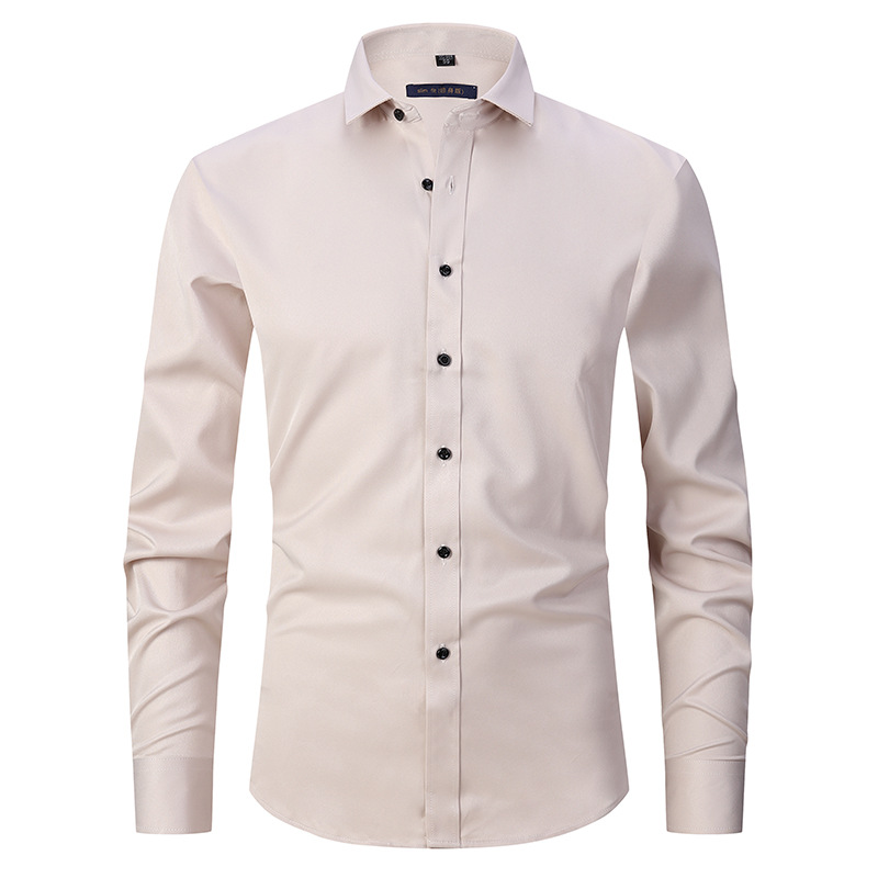 Premium men's stretch formal shirt, designed for durability and professional appeal.