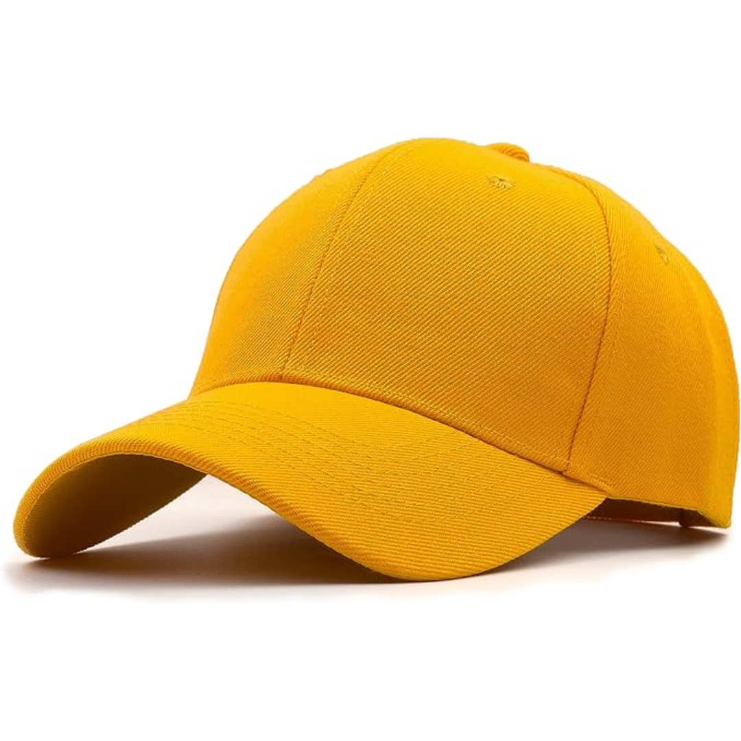 Classic men's structured baseball cap, adjustable for comfort & a sleek sportswear look.
