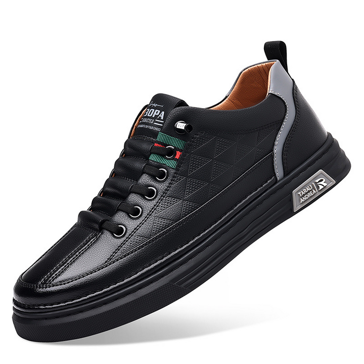 Men's stylish embossed casual sneakers, perfect for smart casual and daily fashion footwear.