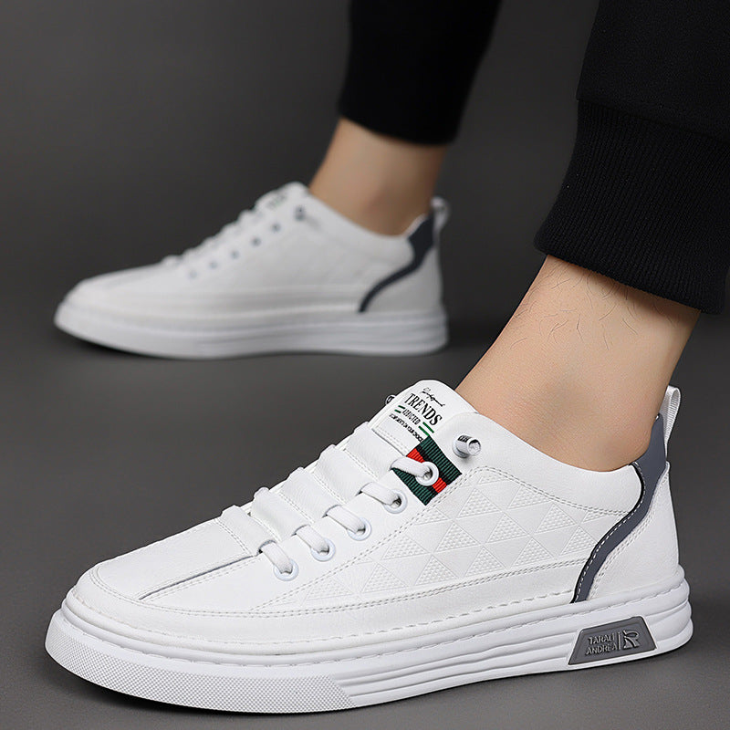 Everyday wear men's sneakers. Stylish casual shoes with a subtle embossed design for versatile use.