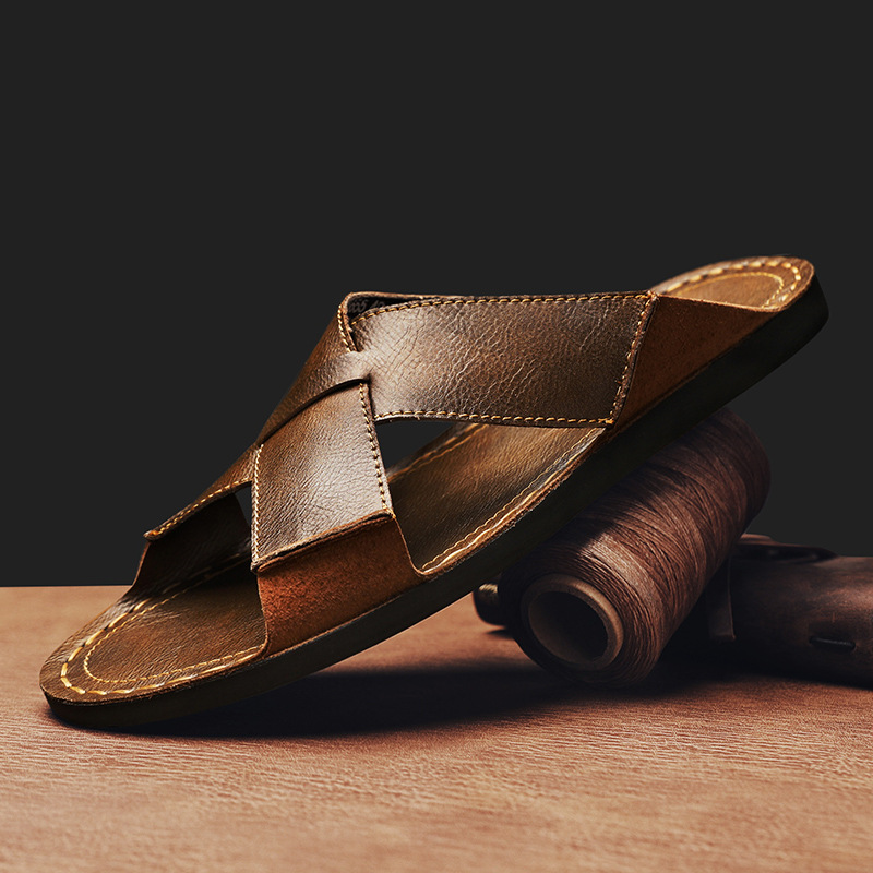 Men's stylish comfort slide sandals for casual everyday wear, perfect for summer.