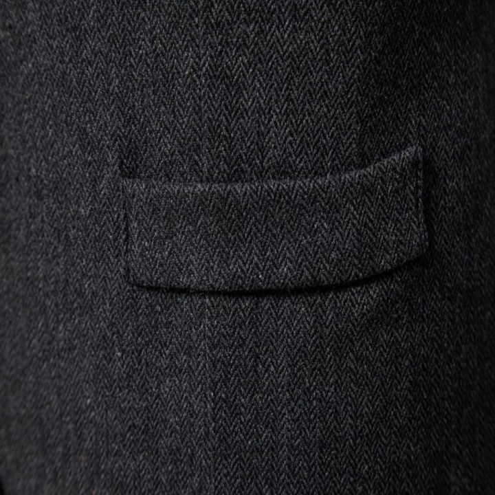 Versatile men's wool blend gilet, ideal for adding a sophisticated layer to any modern outfit.