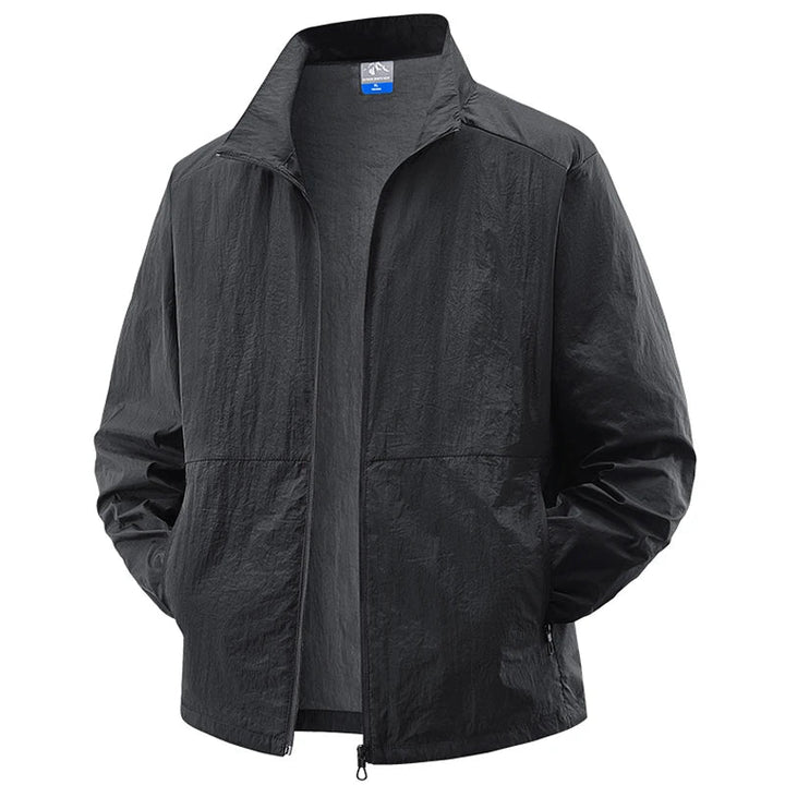 Men's SunShield lightweight cycling jacket for outdoor performance & UV protection.